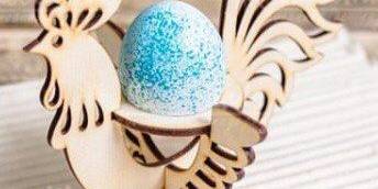 Подставка для яйца петух