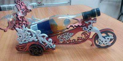 Подставка для бутылки трицикл