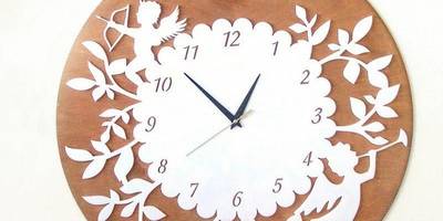 Часы с ангелочками