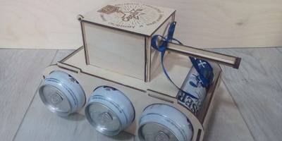 Упаковка под пиво танк 2