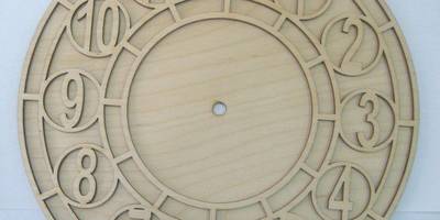 Часы заготовка арабские цифры в кружках