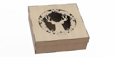 Шкатулка олень