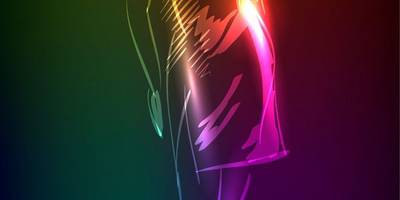 Неоновая девушка