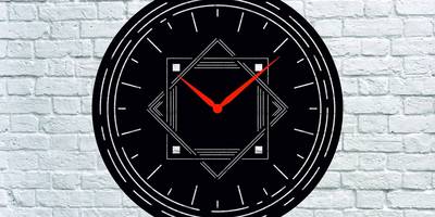 Часы геометрика №5