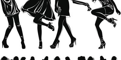 Силуэты современных девушек