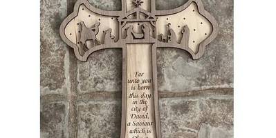 Католичекий рождественский крест