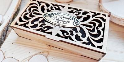 Шкатулка подарочная с днем рождения