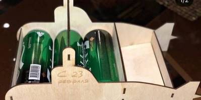 Корабль под пиво из фанеры