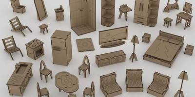 Кукольная мебель - сборник