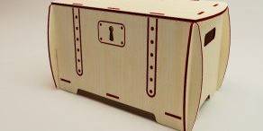 Коробка в виде сундука