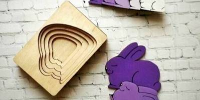 Сортер зайки