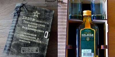 Упаковка-книга командирский набор