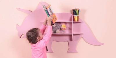 Детская полка динозавр 2