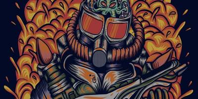 Космический воин print cdr