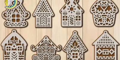 Рождественские пряничные домики