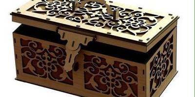 Шкатулка для украшений с замком