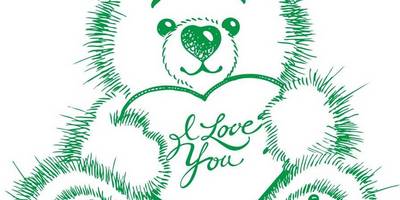 8 марта мишка с сердечком