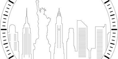 Часы нью йорк