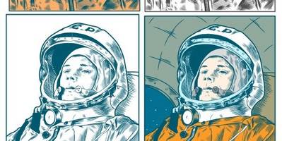 Гагарин векторный