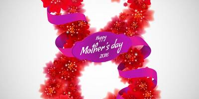 Принт международный женский день 8 цветами