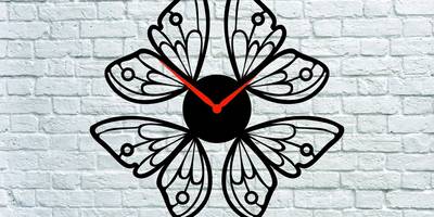 Часы крылья бабочки