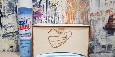 Шкатулка для медицинских масок