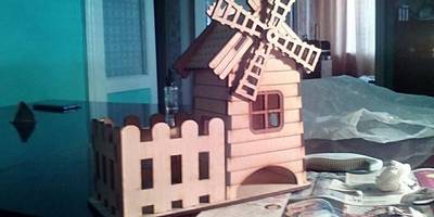 Чайный домик мельница сувенир на 8 марта