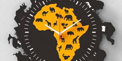 Часы африка с животными