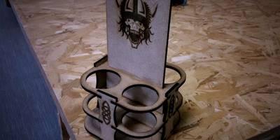 Переноска под 4 бутылки