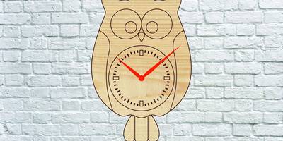Часы совенок