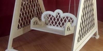 Кукольная мебель - садовые качели