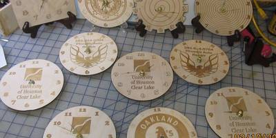 Часы набор из 9 шт под гравировку