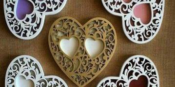 Коробка с серцами