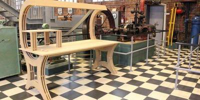 Рабочий стол для электронщика с мощным освещением