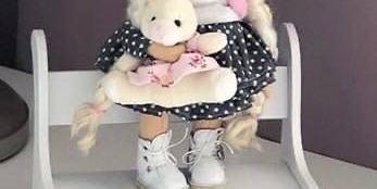 Кукольная мебель - скамейка из фанеры