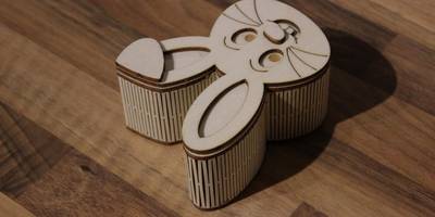 Шкатулка с кроликом банни