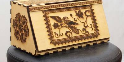 Хлебница с орнаментом