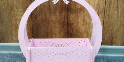 Квадратный ящик для цветов на 8 марта