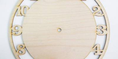 Часы заготовка арабские цифры