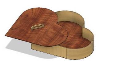 8 марта коробка сердце 1