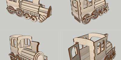 Органайзер-копилка "Поезд"
