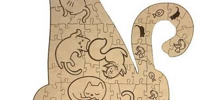 Пазл с котиками