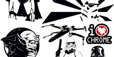 Star wars векторный набор cdr