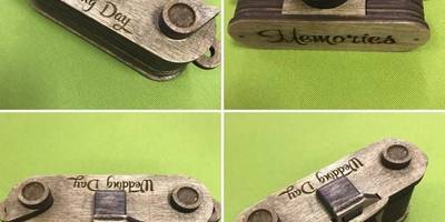 Фотоаппарат из дерева