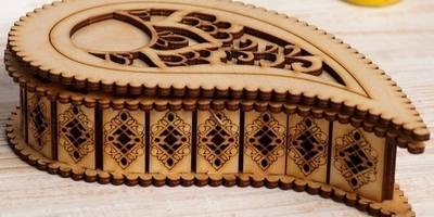 Шкатулка teardrop shaped box