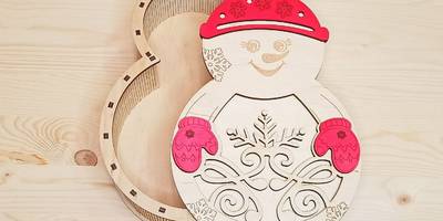 Шкатулка snowman candy box christmas gift box