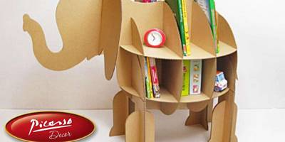 Детская полка настольная слоник