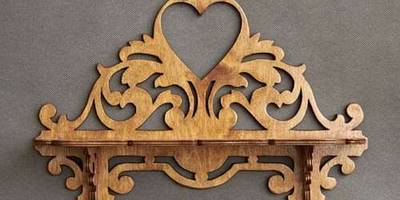 Резная полка 4