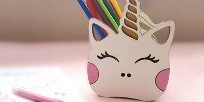 Карандашница на 8 марта единорожка