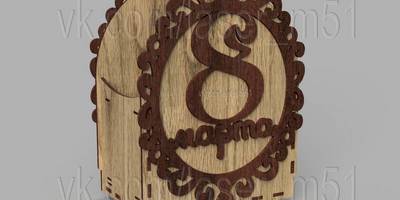 8 марта корзинка подарочная